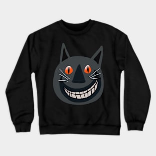 Crazy Halloween Cat Crewneck Sweatshirt